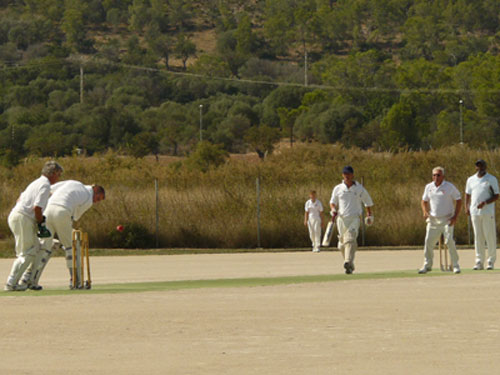 Mad CC action shot versus Mallorca CC