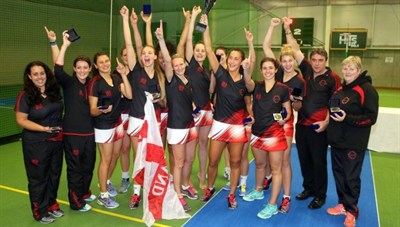 England Ladies Indoor Netball Team Gold Medal Winners 2016