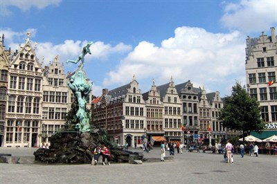 Relax with a drink In Antwerps Old Town