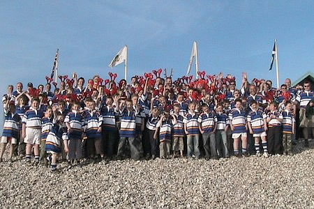Aylestone St James Rugby Team Beach