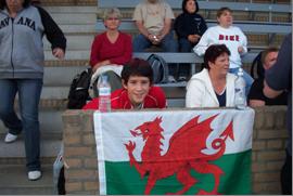 Llanelli Reds Girls Supporters in Holland