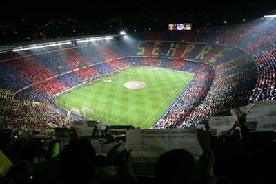 Watch Barcelona FC Play At The Impressive Nou Camp Stadium