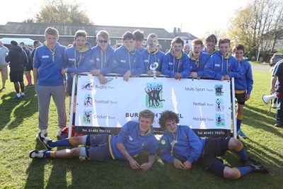 Runner Up Of U15 Cup Competition At The Bognor Junior Rugby Festival 2014 Gossport Fareham RFC