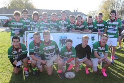 Winners Of U15 Cup Competition At The Bognor Junior Rugby Festival 2014 Cheshunt RFC