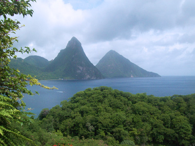 The Pitons St Lucia