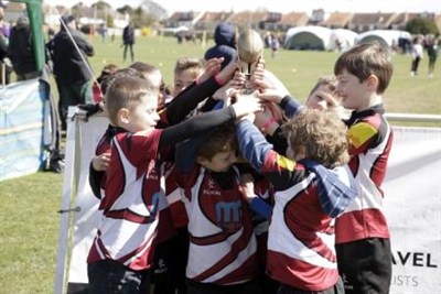Cranbrook Junior Rugby Team At The Bognor Rugby Festival