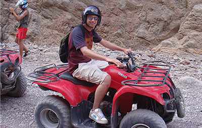 David Quad Biking in Egypt