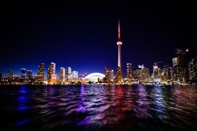 Toronto Skyline By Night
