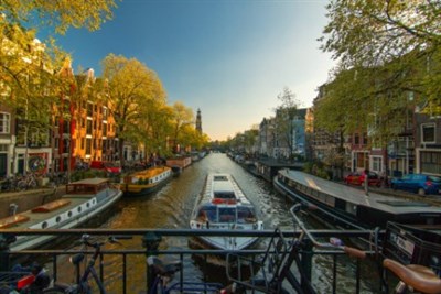 Canal In Amsterdam