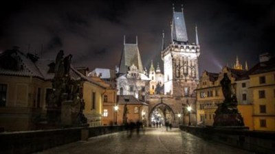 Charles Bridge At Night