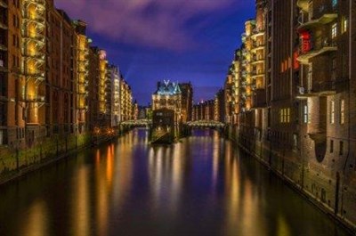 Hamburg At Night