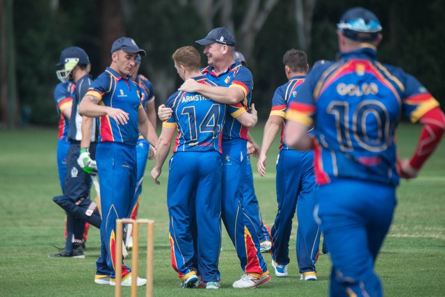 REME Cricket To NZ Team Celibration