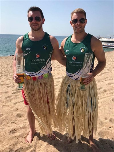 Lightwater RFC Fancy Dress On The Beach