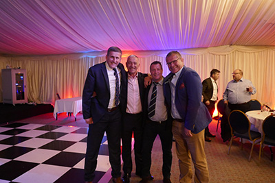 Rugby Heroes Charity Dinner Picture With Chris Kite John Benley Andy Decon And Simon Devereux 4 