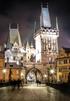 The Charles Bridge At Night Prague