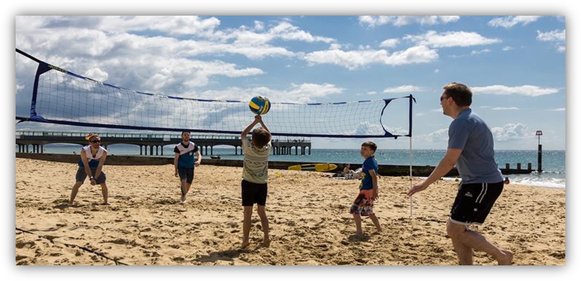 Volleyball on Bournemouth Beach